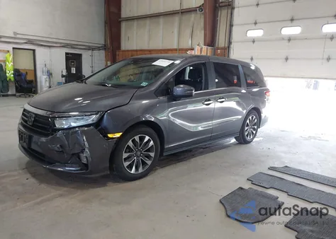 2022 Honda Odyssey Ex-L z USA, uszkodzony, nr VIN 5FNRL6H77NB063530